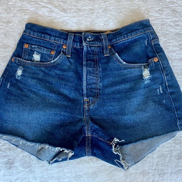 Levi's 501 High Rise Shorts - Picture 5 of 16